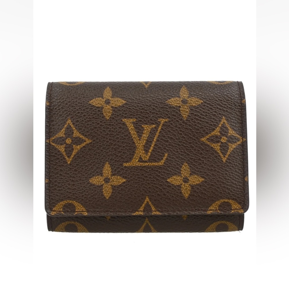 Louis Vuitton Brown Monogram Card Case Mini Wallet - Picture 16 of 16